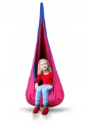 Neo Sport Hamac tip Cocoon pentru copii 140 x 55 cm Neo-Sport Cocoon Pink utilizare interiorexterior capacitate maxima 80 kg husa detasabila si lavabila perna gonflabila inclusa