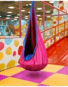 Neo Sport Hamac tip Cocoon pentru copii 140 x 55 cm Neo-Sport Cocoon Pink utilizare interiorexterior capacitate maxima 80 kg husa detasabila si lavabila perna gonflabila inclusa