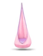 Neo Sport Hamac tip Cocoon pentru copii 140 x 55 cm Neo-Sport Cocoon Roz deschis utilizare interiorexterior capacitate maxima 80 kg husa detasabila si lavabila perna gonflabila inclusa