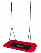 Neo Sport Leagan tip cuib pentru copii dreptunghiular XXL 110 x 70 cm 150 kg Neo-Sport 1011 rosu