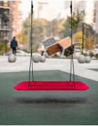 Neo Sport Leagan tip cuib pentru copii dreptunghiular XXL 110 x 70 cm 150 kg Neo-Sport Rosu