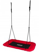 Neo Sport Leagan tip cuib pentru copii dreptunghiular XXL 110 x 70 cm 150 kg Neo-Sport Rosu