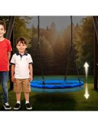 Neo Sport Leagan tip cuib pentru copii Neo-Sport 1051 Albastru XXL 110 cm material impermeabil cadru din otel greutate suportata 150 kg