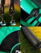 Neo Sport Leagan tip cuib pentru copii Neo-Sport 1052 Verde XXL 110 cm material impermeabil cadru din otel greutate suportata 150 kg