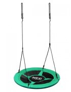 Neo Sport Leagan tip cuib pentru copii Neo-Sport 1052 Verde XXL 110 cm material impermeabil cadru din otel greutate suportata 150 kg