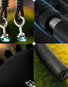 Neo Sport Leagan tip cuib pentru copii Neo-Sport 110210 Negru XXL 110 cm material impermeabil cadru din otel greutate suportata 150 kg