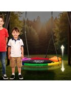 Neo Sport Leagan tip cuib pentru copii Neo-Sport Multicolor XXL 100 cm material impermeabil cadru din otel greutate suportata 150 kg