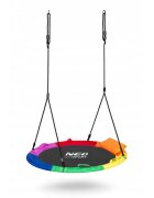 Neo Sport Leagan tip cuib pentru copii Neo-Sport Multicolor XXL 100 cm material impermeabil cadru din otel greutate suportata 150 kg