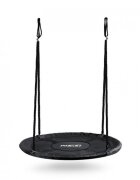 Neo Sport Leagan tip cuib pentru copii Neo-Sport Negru XXL 100 cm material impermeabil cadru din otel greutate suportata 150 kg