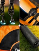 Neo Sport Leagan tip cuib pentru copii Neo-Sport Portocaliu XXL 100 cm material impermeabil cadru din otel greutate suportata 150 kg