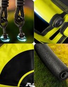 Neo Sport Leagan tip cuib pentru copii Neo-Sport Swingo 100 cm Galben cu Cadru din otel Husa impermeabila si rezistenta Oxford 600D Greutate suportata 150kg