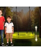 Neo Sport Leagan tip cuib pentru copii Neo-Sport Swingo 100 cm Galben cu Cadru din otel Husa impermeabila si rezistenta Oxford 600D Greutate suportata 150kg