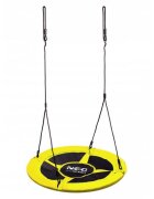 Neo Sport Leagan tip cuib pentru copii Neo-Sport Swingo 100 cm Galben cu Cadru din otel Husa impermeabila si rezistenta Oxford 600D Greutate suportata 150kg