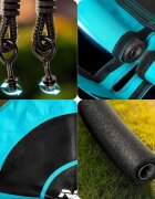 Neo Sport Leagan tip cuib pentru copii Neo-Sport Swingo 100 cm Turquoise cu Cadru din otel Husa impermeabila si rezistenta Oxford 600D Greutate suportata 150kg