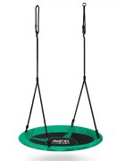 Neo Sport Leagan tip cuib pentru copii Neo-Sport Swingo 100 cm Verde cu Cadru din otel Husa impermeabila si rezistenta Oxford 600D Greutate suportata 150kg