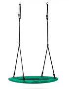Neo Sport Leagan tip cuib pentru copii Neo-Sport Swingo 100 cm Verde cu Cadru din otel Husa impermeabila si rezistenta Oxford 600D Greutate suportata 150kg