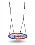Neo Sport Leagan tip cuib pentru copii XXL 95 cm greutate admisa 150 kg Neo-Sport Rosu Albastru