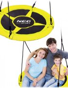Neo Sport Leagan tip cuib pentru copii XXL 95 cmcadru din otelhusa impermeabila si rezistenta din material Oxford 600Dgreutate suportata 150 kg Neo-Sport Galben