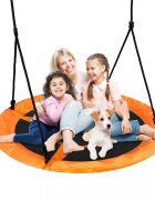 Neo Sport Leagan tip cuib pentru copii XXL 95 cmcadru din otelhusa impermeabila si rezistenta din material Oxford 600Dgreutate suportata 150 kg Neo-Sport Portocaliu