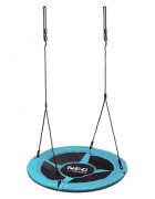 Neo Sport Leagan tip cuib pentru copii XXL 95 cmcadru din otelhusa impermeabila si rezistenta din material Oxford 600Dgreutate suportata 150 kg Neo-Sport Turcoaz
