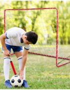 Neo Sport Poarta fotbal pentru copii 183x122x61 cm Neo-Sport cu cadru din otelplasa rezistenta4 ancore de montare incluse Footbal Play