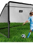 Neo Sport Poarta mare de fotbal premium 180x60x120 cm cu cadru solid din otelplasa durabilamontaj rapid