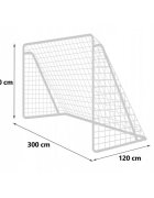 Neo Sport Poarta mare pentru fotbal Neo-Sport 300x120x200 cm
