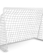 Neo Sport Poarta mare pentru fotbal Neo-Sport 300x120x90 cmcu cadru din otelplasa rezistenta6 ancore de montare incluse