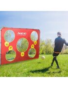 Neo Sport Poarta mare pentru fotbal Neo-Sport cu covoras numerotat 215x76x153 cm