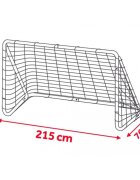 Neo Sport Poarta mare pentru fotbal Neo-Sport cu covoras numerotat 215x76x153 cm