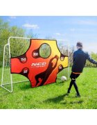 Neo Sport Poarta mare pentru fotbal Neo-Sport cu covoras numerotat 245x80x155 cm