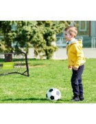 Neo Sport Set 2 porti de fotbal pentru copii 60x45x25cm din metal cu plasa rezistentamingie si ancore de fixare incluse