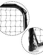 Neo Sport Set 2 porti de fotbal pentru copii 60x45x25cm din metal cu plasa rezistentamingie si ancore de fixare incluse