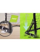 Neo Sport Set 2 porti de fotbal pentru copii 60x45x25cm din metal cu plasa rezistentamingie si ancore de fixare incluse