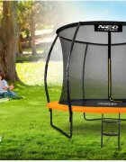 Neo Sport Trambulina de gradina pentru copii 252cm 8ft Neo-Sport cu plasa interioara Orange