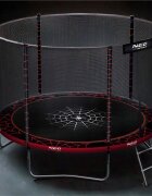Neo Sport Trambulina de gradina pentru copii Neo-Sport Spider 183cm 6ft cu Scara si Plasa exterioara Stalpi metalici cu protectie din burete Intrare cu fermoar si catarama Covoras impermeabil flexibil