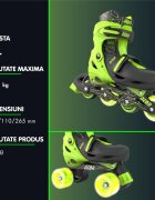 Neon Role 2 in 1 Combo Skates marime 34-37 green