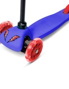 Neon Trotineta cu 3 roti Bolt blue roti Led greutate admisa 25 kg