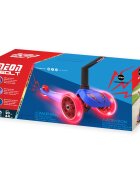 Neon Trotineta cu 3 roti Bolt blue roti Led greutate admisa 25 kg