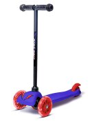 Neon Trotineta cu 3 roti Bolt blue roti Led greutate admisa 25 kg