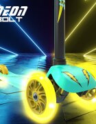 Neon Trotineta cu 3 roti Bolt green roti Led greutate admisa 25 kg