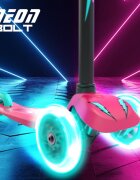 Neon Trotineta cu 3 roti Bolt pink roti Led greutate admisa 25 kg