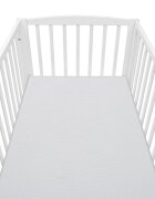 New Baby Cearceaf cu elastic din bumbac 90x150 cm grey