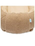 New Baby Cosulet bebelus 80x50 cm Baby Nest dark beige