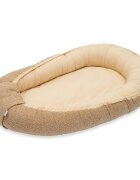 New Baby Cosulet bebelus 80x50 cm Baby Nest dark beige