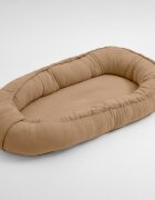 New Baby Cosulet bebelus Baby Nest 80 x 50 cm din muselina coffe