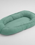 New Baby Cosulet bebelus Baby Nest 80 x 50 cm din muselina green