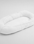 New Baby Cosulet bebelus Baby Nest 80 x 50 cm din muselina white