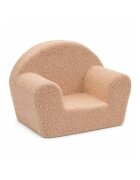 New Baby Fotoliu din burete 42x53 cm cu husa detasabila Teddy beige