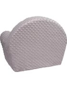 New Baby Fotoliu din burete din tesatura minky Fox Gray